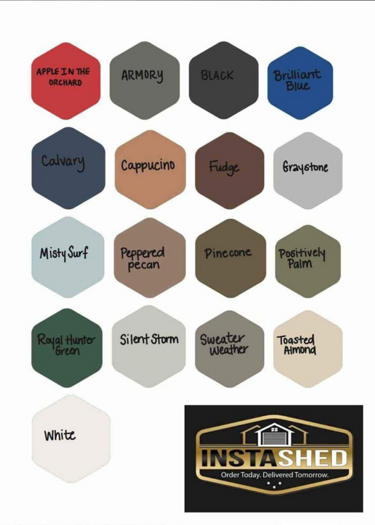 Standard Paint Color Options