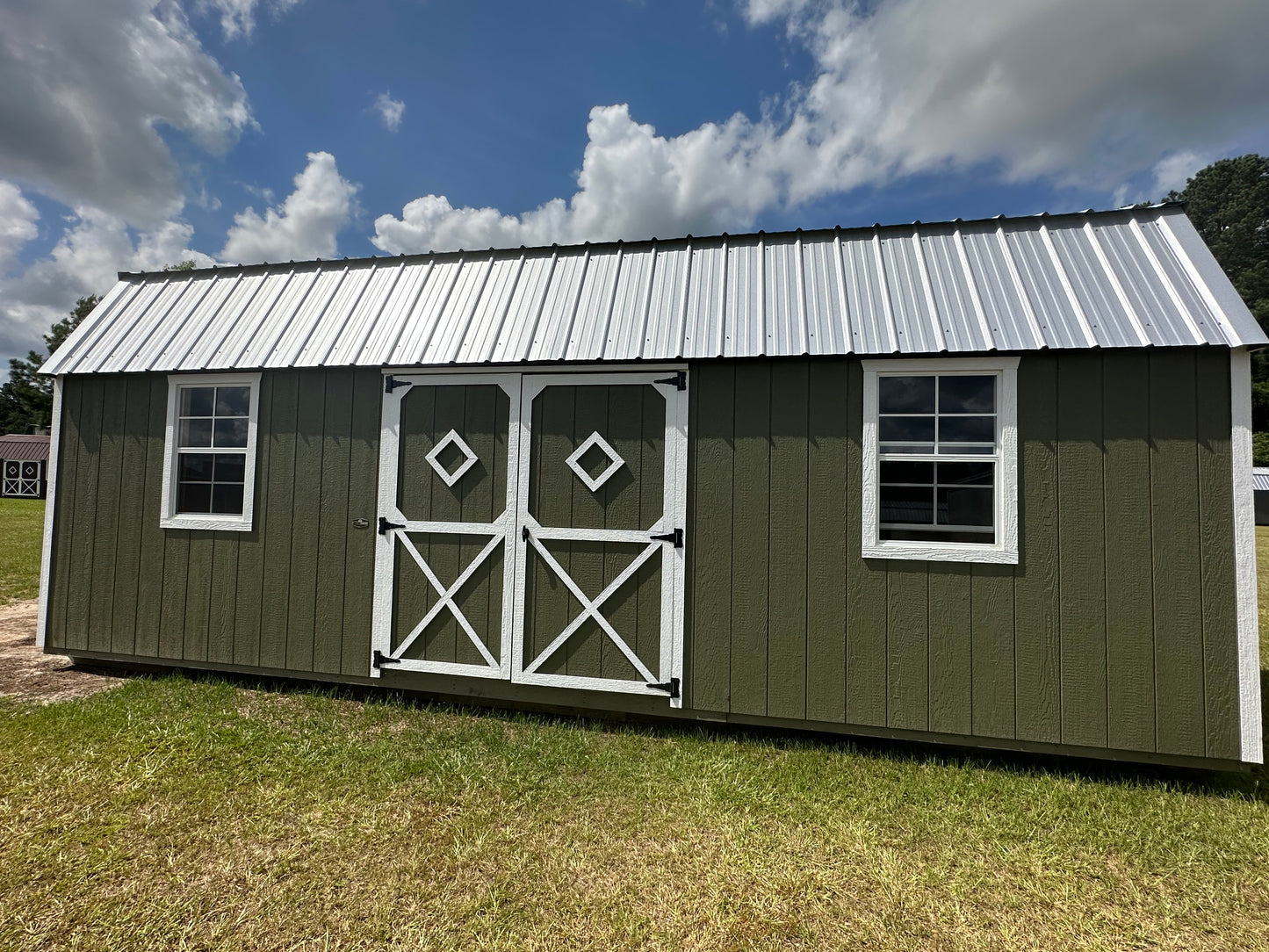 Side Lofted Barn 12x24