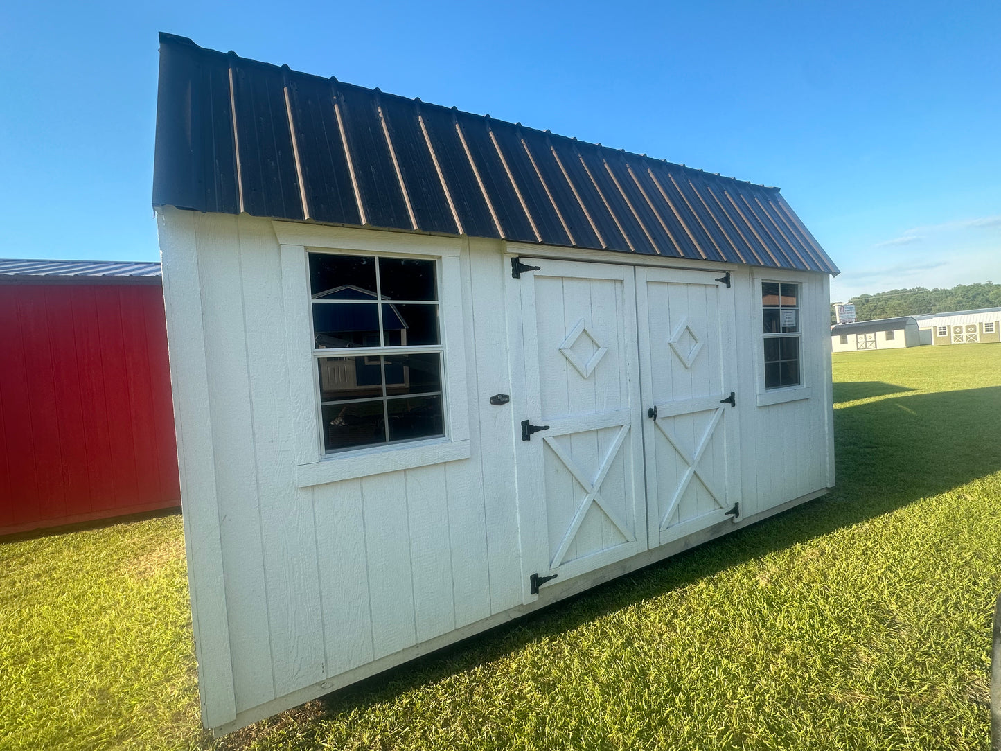 Side Lofted Barn 10 x 16