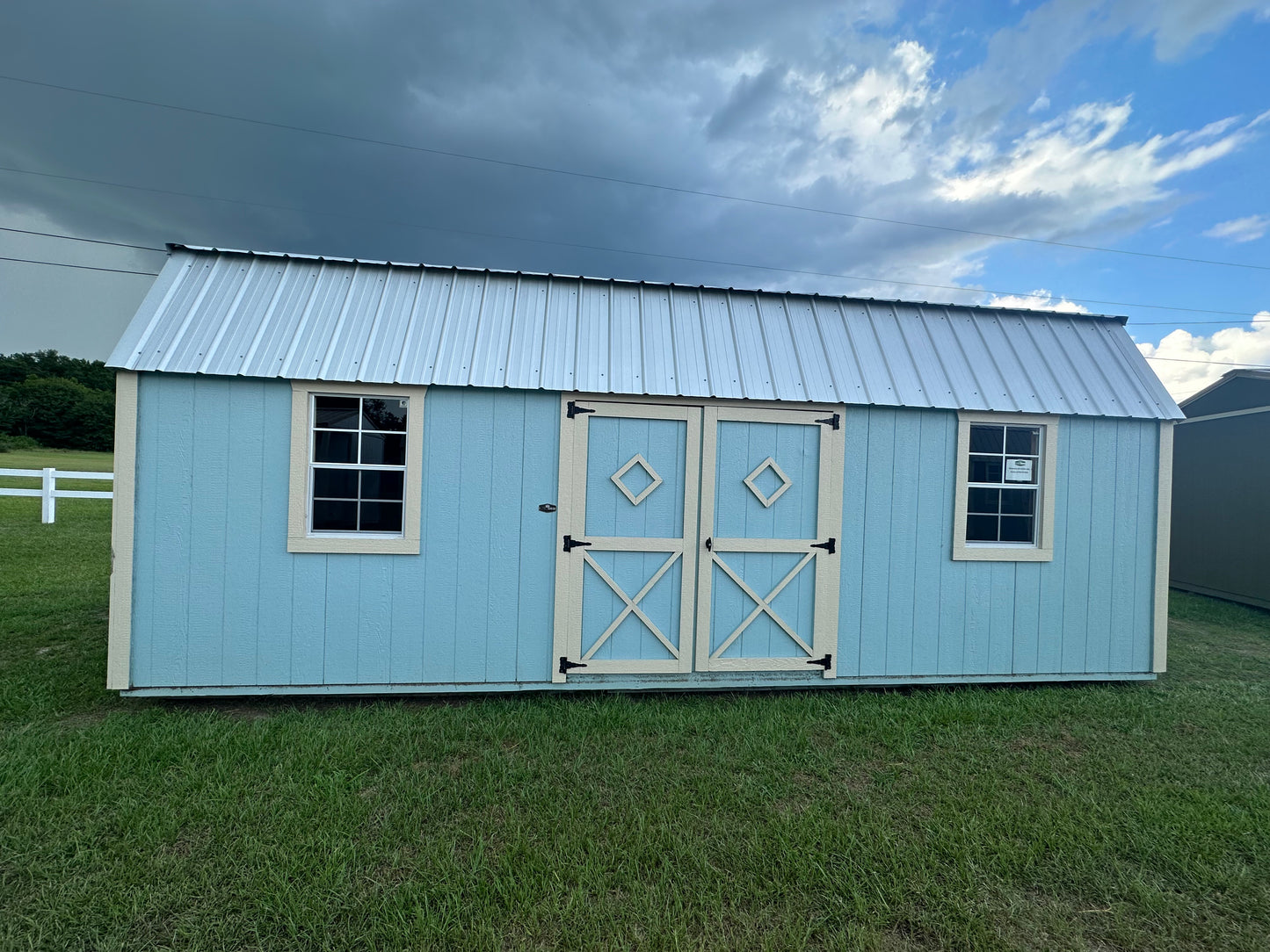 Side Lofted Barn 12x24